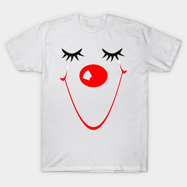 Red Nose Smiley Face 2022 T-Shirt by Boo Face Designs